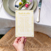 Honey Bridal Shower Would She Rather Game Card 招待状