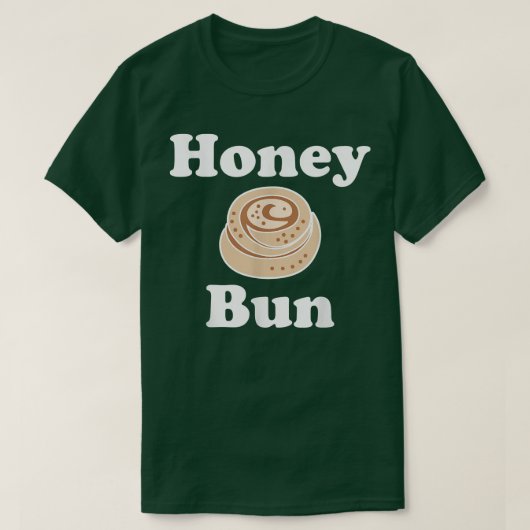 Honey Bun Cinnamon Roll Cute Funny T shirt  Tシャツ (デザイン正面)