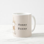 Honey Bunny Flowers コーヒーマグカップ (正面右)