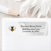Honey Business Return Address Label ラベル (インサイチュ)