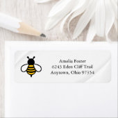 Honey Business Return Address Label ラベル (インサイチュ)