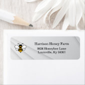 Honey Business Return Address Label ラベル (インサイチュ)