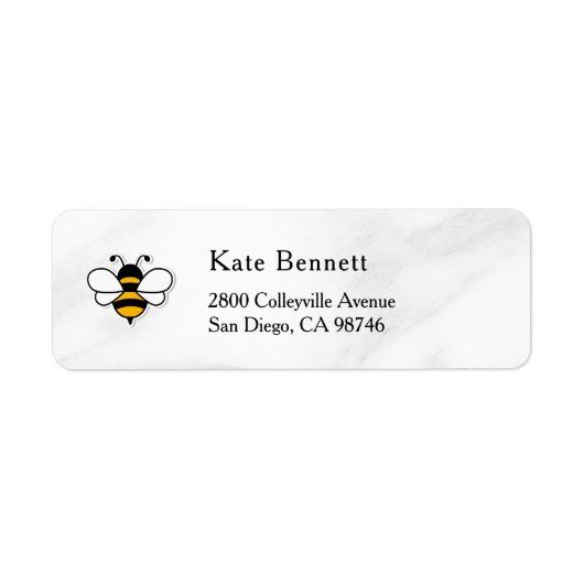 Honey Business  Return Address Label ラベル (正面)