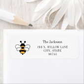 Honey Business Return Address Label ラベル (インサイチュ)