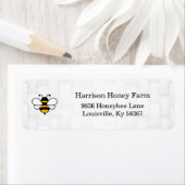 Honey Business Return Address Label ラベル (インサイチュ)