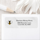 Honey Business Return Address Label ラベル (インサイチュ)