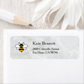 Honey Business  Return Address Label ラベル (インサイチュ)