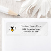 Honey Business Return Address Label ラベル (インサイチュ)