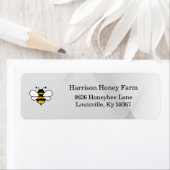 Honey Business Return Address Label ラベル (インサイチュ)