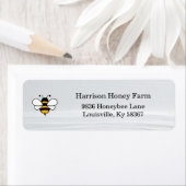 Honey Business Return Address Label ラベル (インサイチュ)
