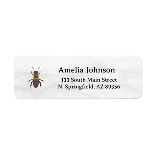 Honey Business  Return Address Label ラベル (正面)