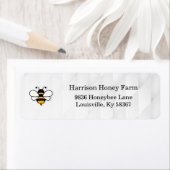 Honey Business Return Address Label ラベル (インサイチュ)