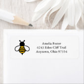 Honey Business Return Address Label ラベル (インサイチュ)