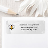 Honey Business Return Address Label ラベル (インサイチュ)