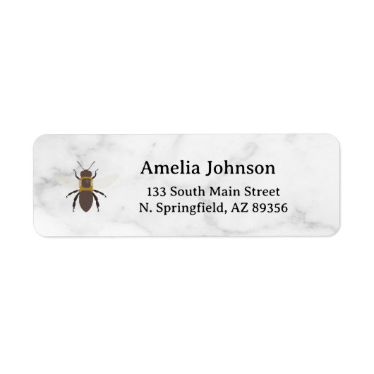 Honey Business  Return Address Label ラベル (正面)