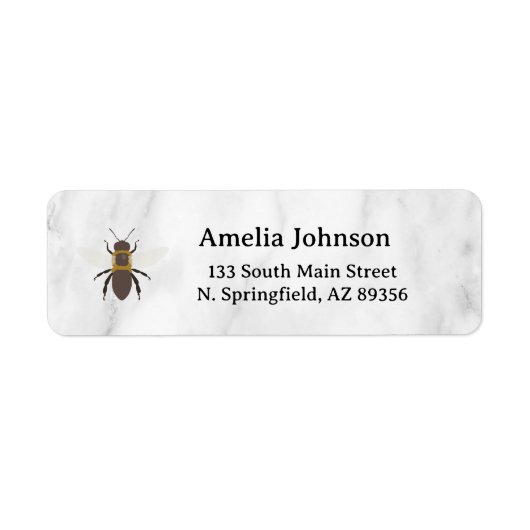 Honey Business  Return Address Label ラベル (正面)