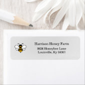 Honey Business Return Address Label ラベル (インサイチュ)