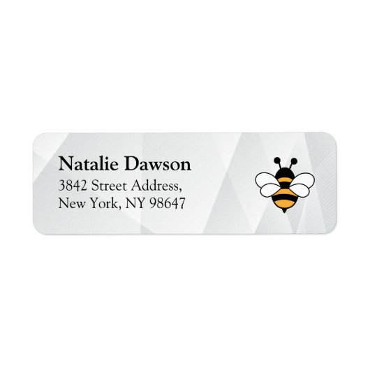 Honey Business Return Address Label ラベル (正面)