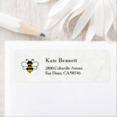 Honey Business  Return Address Label ラベル (インサイチュ)