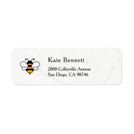 Honey Business  Return Address Label ラベル (正面)