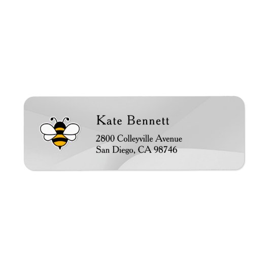 Honey Business  Return Address Label ラベル (正面)