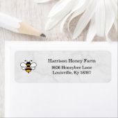 Honey Business Return Address Label ラベル (インサイチュ)