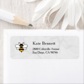 Honey Business  Return Address Label ラベル (インサイチュ)
