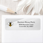 Honey Business Return Address Label ラベル (インサイチュ)