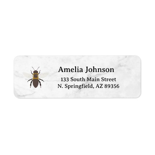 Honey Business  Return Address Label ラベル (正面)