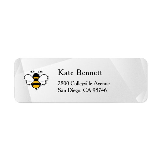 Honey Business  Return Address Label ラベル (正面)