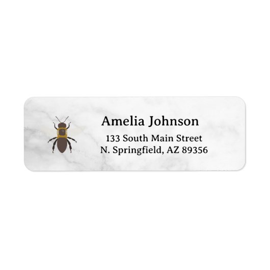 Honey Business  Return Address Label ラベル (正面)