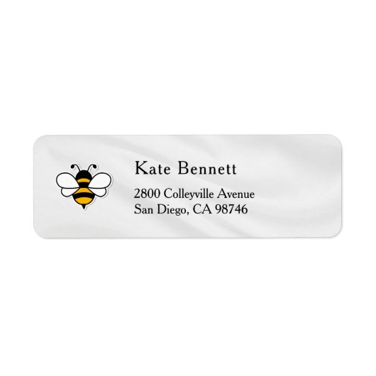 Honey Business  Return Address Label ラベル (正面)