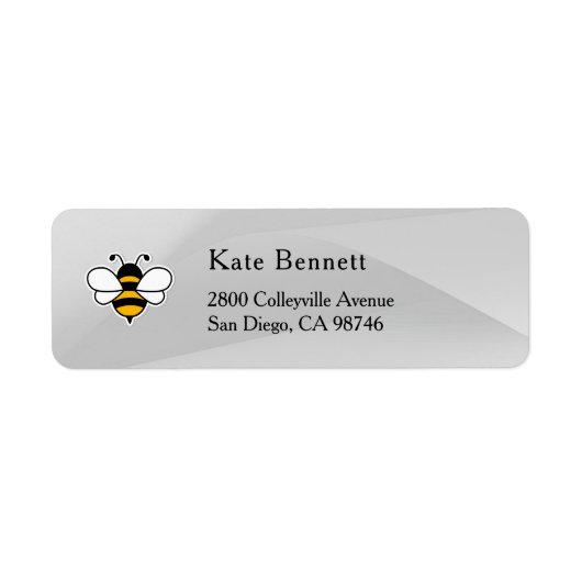 Honey Business  Return Address Label ラベル (正面)