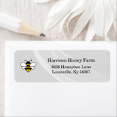 Honey Business Return Address Label ラベル (インサイチュ)