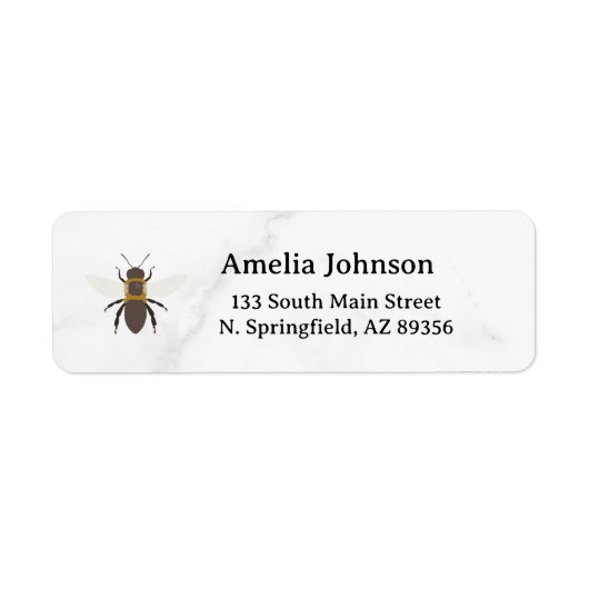 Honey Business  Return Address Label ラベル (正面)