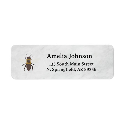 Honey Business  Return Address Label ラベル (正面)