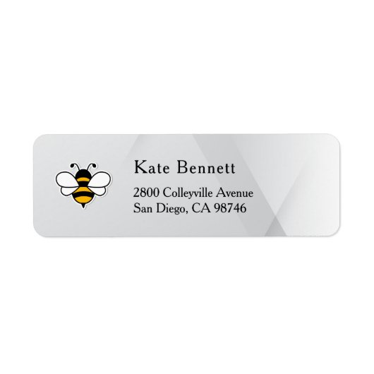 Honey Business  Return Address Label ラベル (正面)