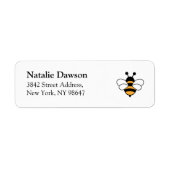 Honey Business Return Address Label ラベル (正面)