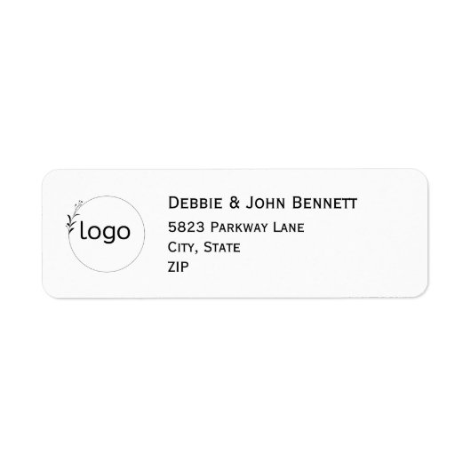 Honey Business Return Address Label ラベル (正面)