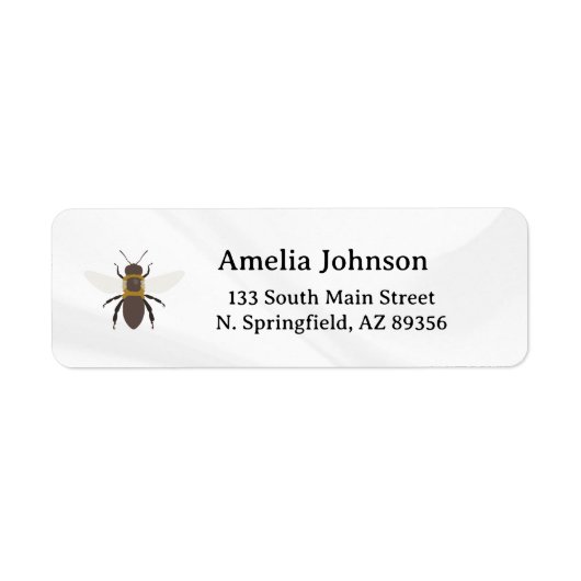 Honey Business  Return Address Label ラベル (正面)