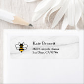 Honey Business  Return Address Label ラベル (インサイチュ)
