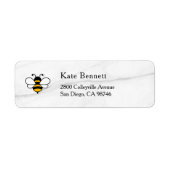 Honey Business  Return Address Label ラベル (正面)