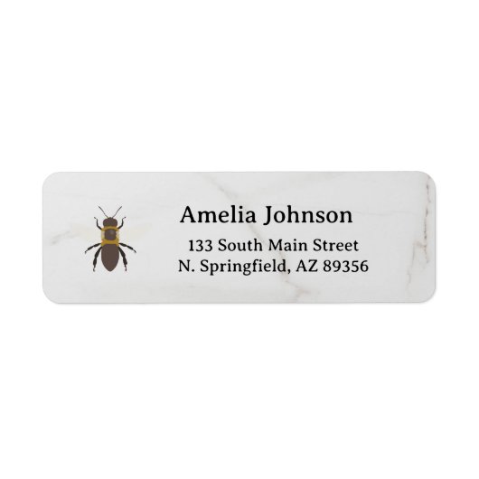 Honey Business  Return Address Label ラベル (正面)