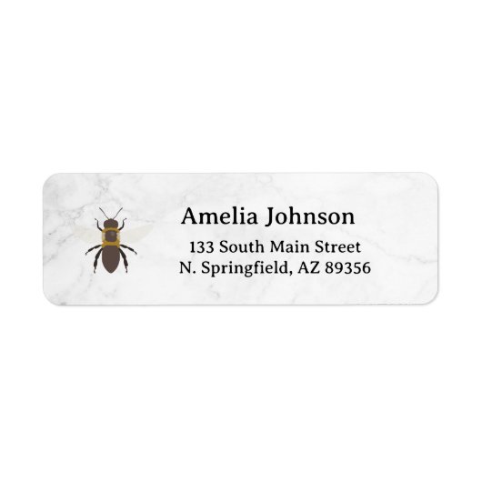 Honey Business  Return Address Label ラベル (正面)