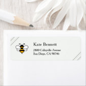 Honey Business  Return Address Label ラベル (インサイチュ)