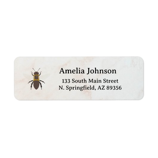 Honey Business  Return Address Label ラベル (正面)