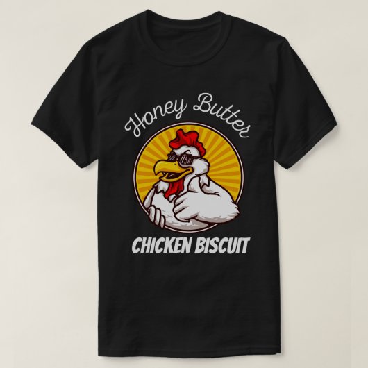 Honey Butter Chicken Biscuit  Tシャツ (デザイン正面)