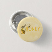 Honey Button 缶バッジ (正面&裏面)