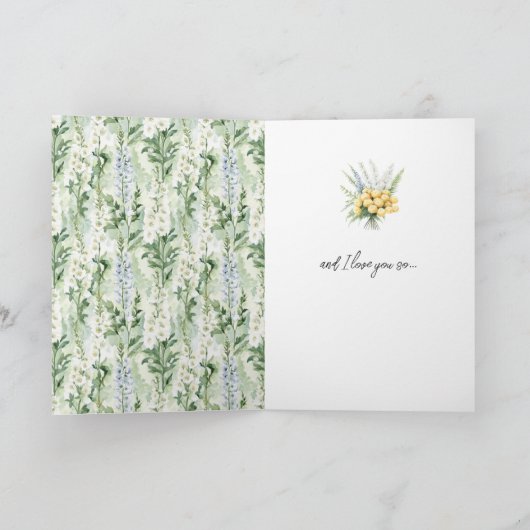 Honey Candle Light up my life カード (内部)