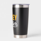 Honey Dealer Beekeeper Honeycomb Beekeeping Queen  保温保冷タンブラー (左面)